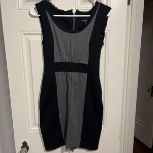 Banana republic jersey color block dress